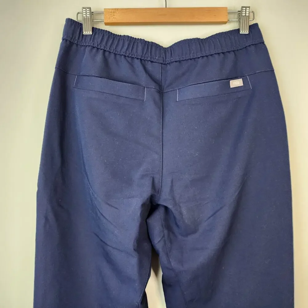 Figs Tansen Jogger Scrub Pants Men's Small Navy Blue NWT